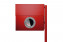 Schránka na listy RADIUS DESIGN (LETTERMANN XXL STANDING red 567R) červená - červená