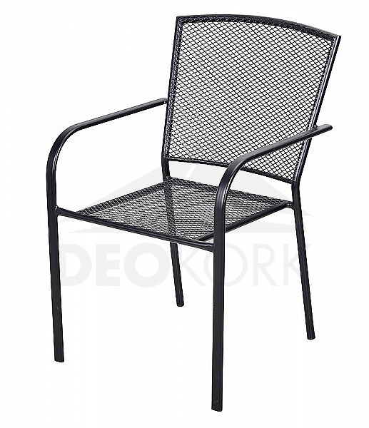 Kovová stolička MAYA (čierna)
