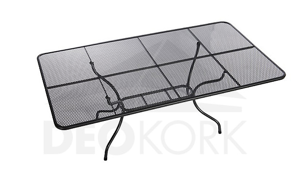 Kovový stôl obdĺžnik 190 x 105 cm