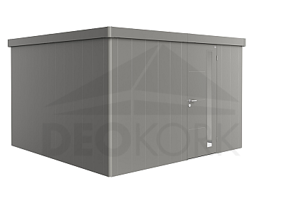 Záhradný domček BIOHORT Neo 4D 384 × 348 cm (šedý kremeň metalíza)