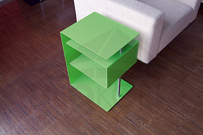 Stolík RADIUS DESIGN (X-CENTRIC TABLE grün 530D) zelený
