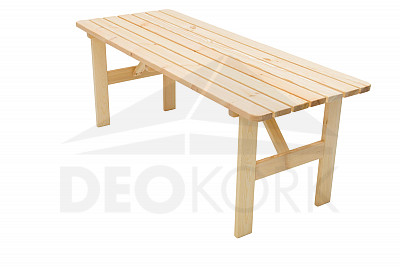 Masívny stôl z borovice drevo 30 mm (rôzne dĺžky)
