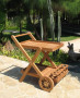 Záhradný servírovací vozík teak MONTE