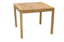 Záhradný stôl pevný FLORA 90x90 cm (teak)