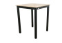 Hliníkový stôl barový EXPERT WOOD 90x90 cm (antracit)