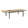 Hliníkový stôl BRIXEN 200/320 cm (šedo-hnedá)