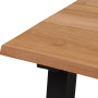 Masívny jedálenský stôl HUDSON (antracit)